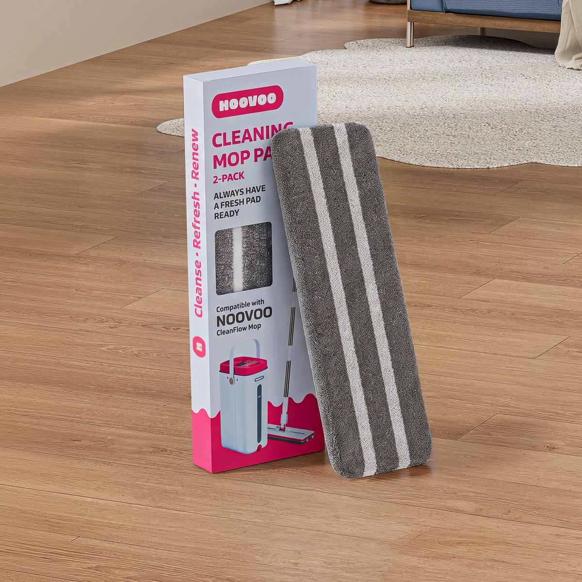 NÁHRADNÍ NÁVLEKY NA CLEANFLOW MOP 2ks