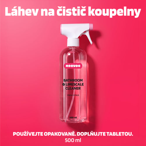 Láhev na čistič koupelny 500 ml